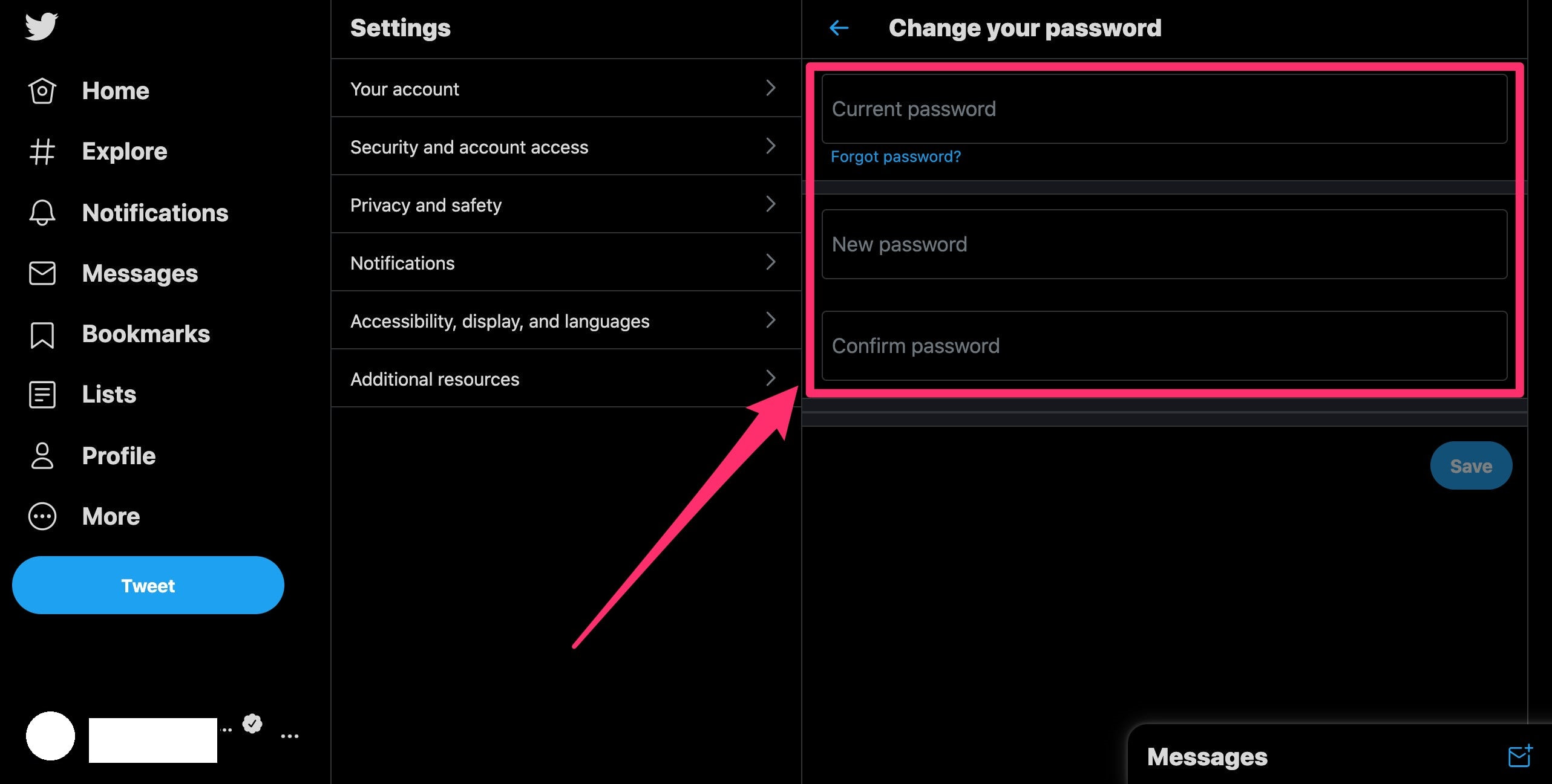 How to Change Your Twitter Password | Changing Twitter Password